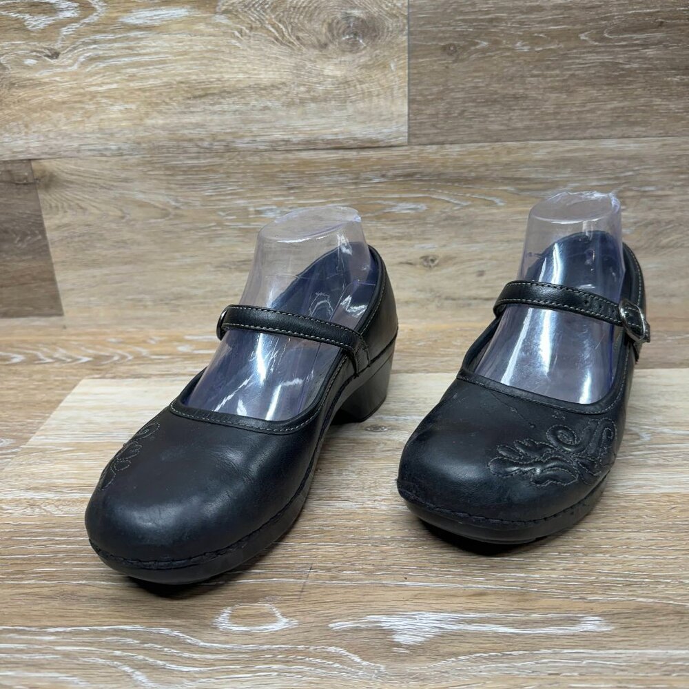 Classic Black Mary Jane Flats with Low Heel